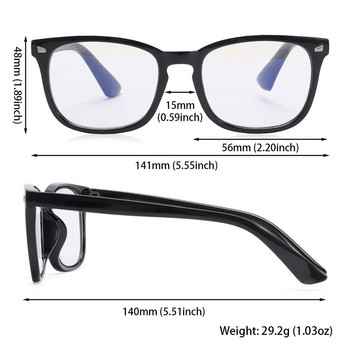 Τετράγωνα προοδευτικά γυαλιά ανάγνωσης πολλαπλής εστίασης Αντιμπλε φως Πρεσβυωπικά γυαλιά ελατηρίου Αναγνώστες μεντεσέδες μακρυά και κοντά Διπλής χρήσης