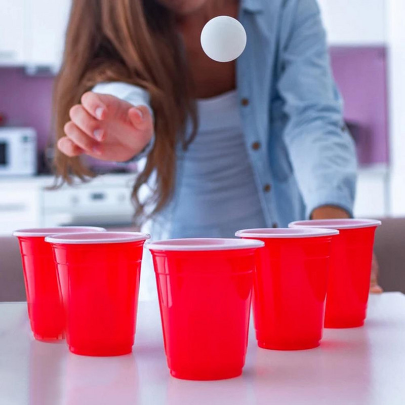 50 vnt./pak. Praktiški teniso kamuoliukai, stabilūs ryškių spalvų stalo teniso kamuoliukai nuo korozijos spalvoti teniso kamuoliukai