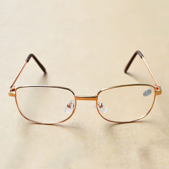 Τετράγωνο μεταλλικό σκελετό γυαλιά ανάγνωσης κατά της κούρασης Fashion High Definition Γυαλιά Πρεσβυωπίας Διόπτρα +1,0 +1,5 +2,0 +3,5 +4,0