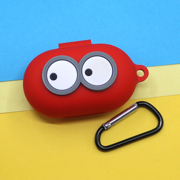 Анимационен сладък прахоустойчив защитен калъф Силиконов калъф за безжични слушалки realme Buds Q TWS