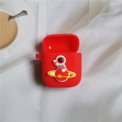 Rajzfilm védőtakaró ütésálló szilikon tok OPPO Enco ingyenes fejhallgató fedél horoggal