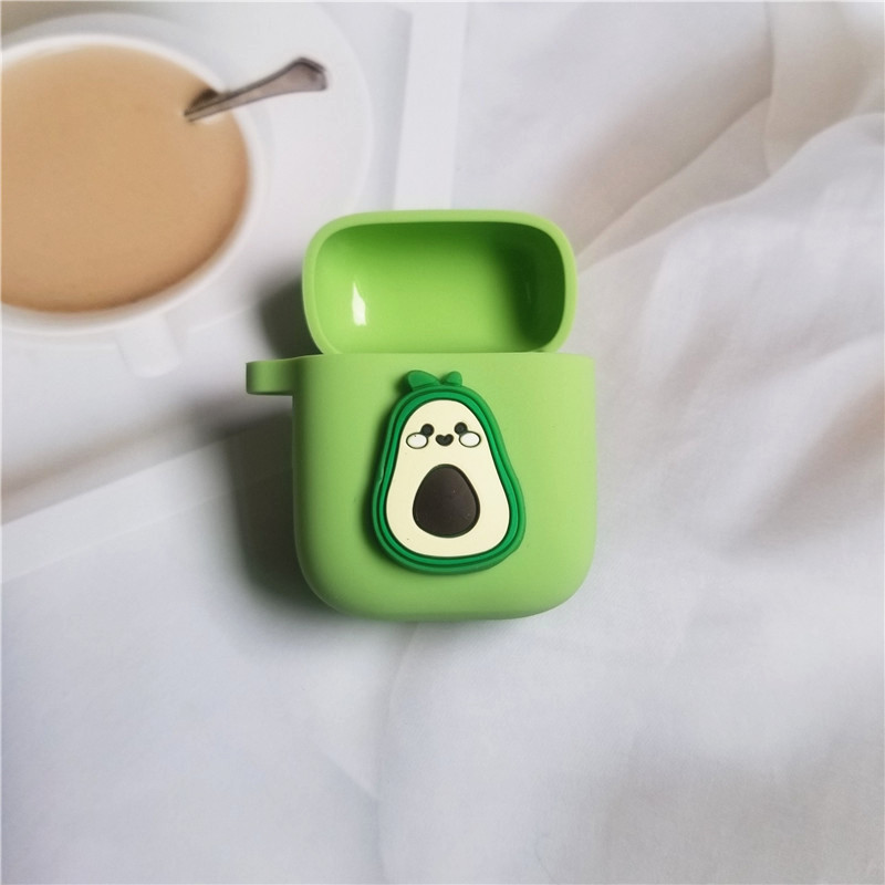 Rajzfilm védőtakaró ütésálló szilikon tok OPPO Enco ingyenes fejhallgató fedél horoggal