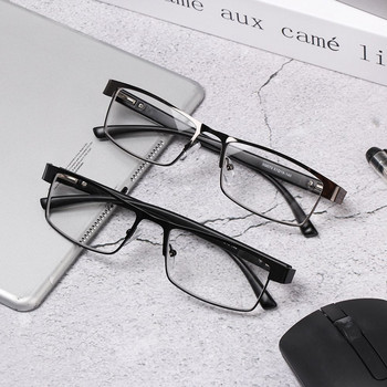 Υψηλής ποιότητας Ανδρικά γυαλιά ανάγνωσης από κράμα τιτανίου Φακοί με μη σφαιρική επίστρωση Επαγγελματικά συνταγογραφούμενα γυαλιά υπερμετρωπίας +1,0 ~+4.