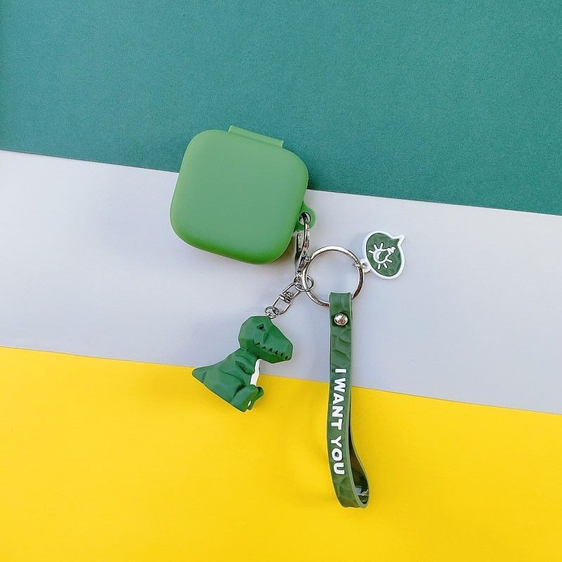 Mielas Panda Rabbit silikoninis dėklas, skirtas Xiaomi MI Air2 SE dėklui, skirtas MI Air2 SE belaidžiam Bluetooth ausinių dėklui