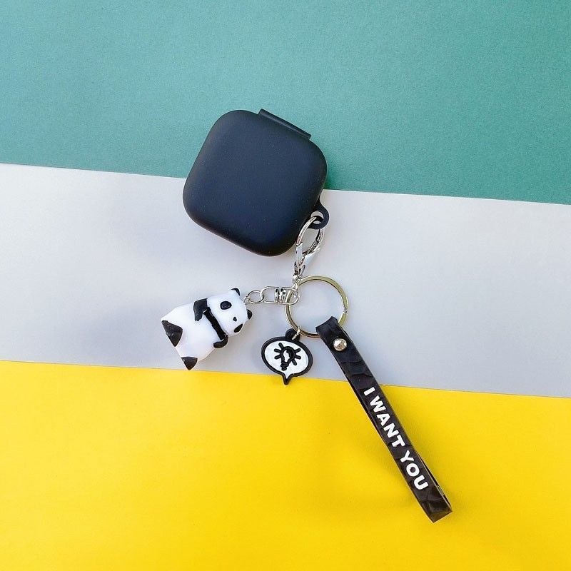 Mielas Panda Rabbit silikoninis dėklas, skirtas Xiaomi MI Air2 SE dėklui, skirtas MI Air2 SE belaidžiam Bluetooth ausinių dėklui