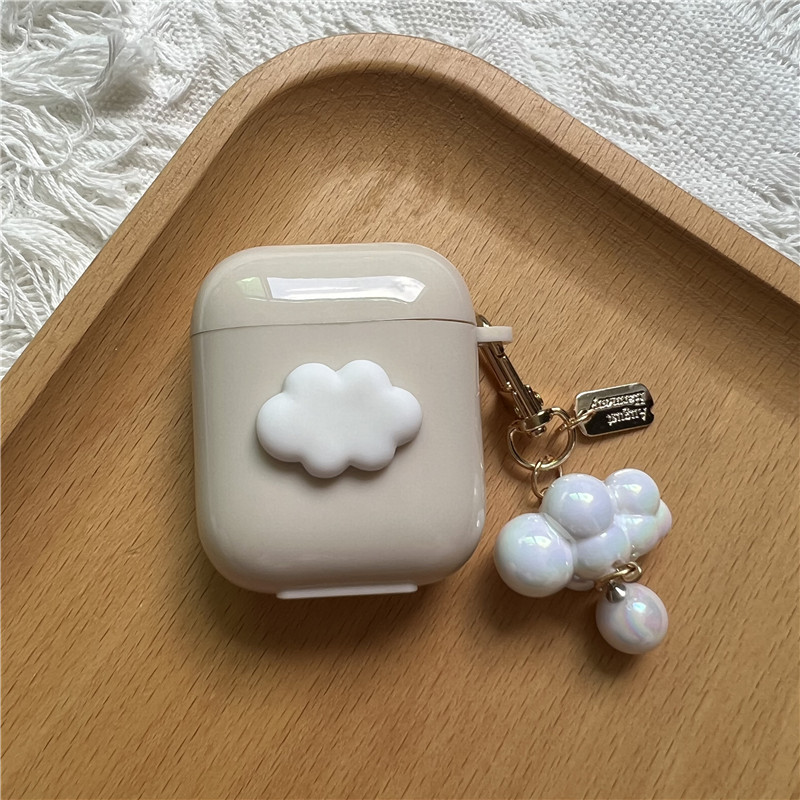 Korejska simpatična futrola u obliku srca za AirPods Pro 2. mekana TPU maska za AirPods 3 1 2 Kutija za punjenje slušalica s crtanim cvijetom i privjeskom za ključeve