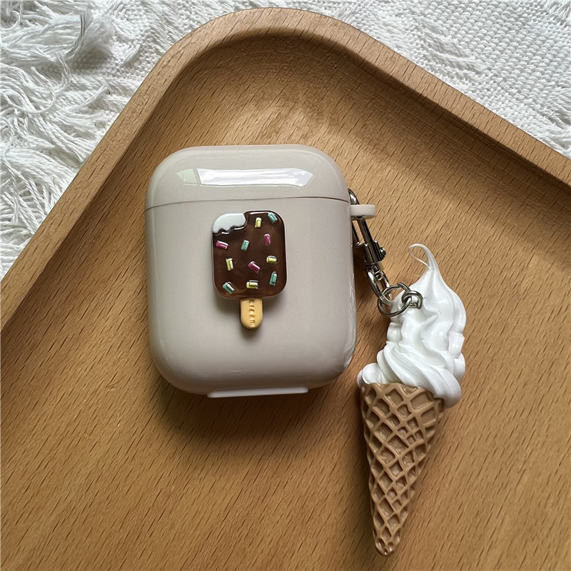 Korejska simpatična futrola u obliku srca za AirPods Pro 2. mekana TPU maska za AirPods 3 1 2 Kutija za punjenje slušalica s crtanim cvijetom i privjeskom za ključeve