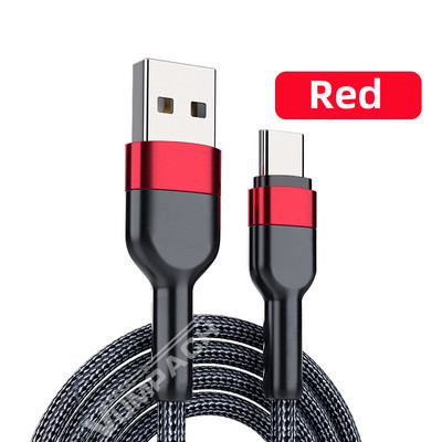Greitas usb c kabelis c tipo greitas įkrovimas duomenų laidas įkroviklis usb laidas c skirtas Samsung s21 s20 A51 xiaomi mi 10 redmi note 9s 8t