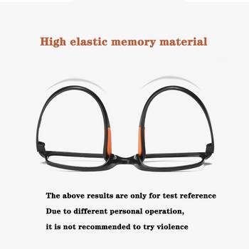 TR90 Εξαιρετικά ελαφριά γυναικεία ανδρικά γυαλιά ανάγνωσης Γυαλιά πρεσβυωπίας ρετρό καθαρού φακού Γυναικεία Ανδρικά γυαλιά ανάγνωσης +1,5 2,0 3,0 4,0
