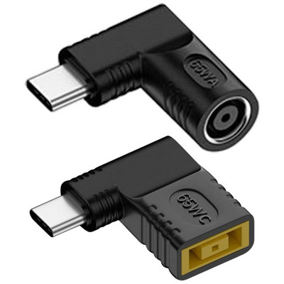 PD 65 W sülearvuti laadija toiteadapteri pistik USB-tüüpi C emane ja alalisvoolu isane pistikupistiku muundur Lenovo/HP-de/DELL jaoks
