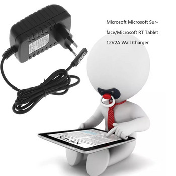 EU Plug 12V 2A AC Adapter Tablets Φορτιστές μπαταριών για Microsoft Surface RT Pro 2 Windows 8 Tablet PC 64 GB 128 GB 256 GB 512 GB