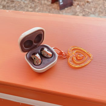 Υπέροχη θήκη για Samsung Galaxy Buds 2 / 2 Pro Cute θήκη καρδιάς με μαλακό κάλυμμα TPU μπρελόκ για Samsung Buds Live Buds2