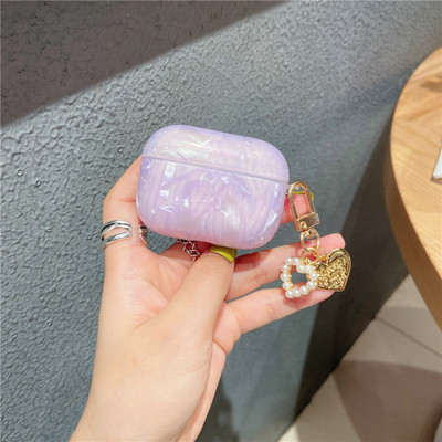 Θήκη Cartoon Pearl Shell για Apple Airpods 1 2 3 Θήκη για AirPods Pro Θήκη με Αξεσουάρ ακουστικών Μπρελόκ Κουτί ακουστικών