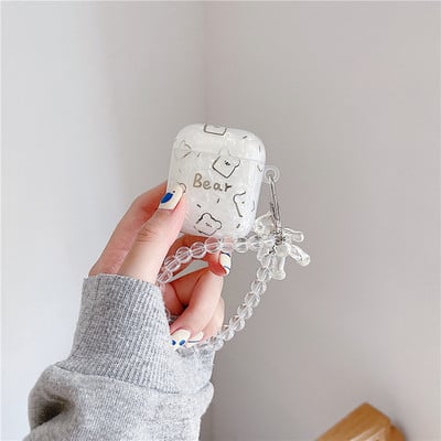 Θήκη Cartoon Pearl Shell για Apple Airpods 1 2 3 Θήκη για AirPods Pro Θήκη με Αξεσουάρ ακουστικών Μπρελόκ Κουτί ακουστικών