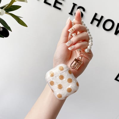 Θήκη Cartoon Pearl Shell για Apple Airpods 1 2 3 Θήκη για AirPods Pro Θήκη με Αξεσουάρ ακουστικών Μπρελόκ Κουτί ακουστικών