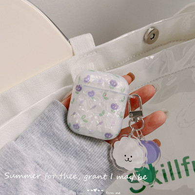 Θήκη Cartoon Pearl Shell για Apple Airpods 1 2 3 Θήκη για AirPods Pro Θήκη με Αξεσουάρ ακουστικών Μπρελόκ Κουτί ακουστικών