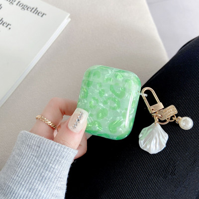Θήκη Cartoon Pearl Shell για Apple Airpods 1 2 3 Θήκη για AirPods Pro Θήκη με Αξεσουάρ ακουστικών Μπρελόκ Κουτί ακουστικών