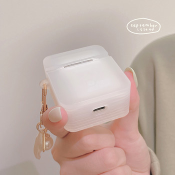 Луксозен калъф за момичета за Apple Airpods 1 2 3 Калъф за AirPods Pro Калъф с перлен ключодържател Аксесоари за слушалки Кутия за слушалки