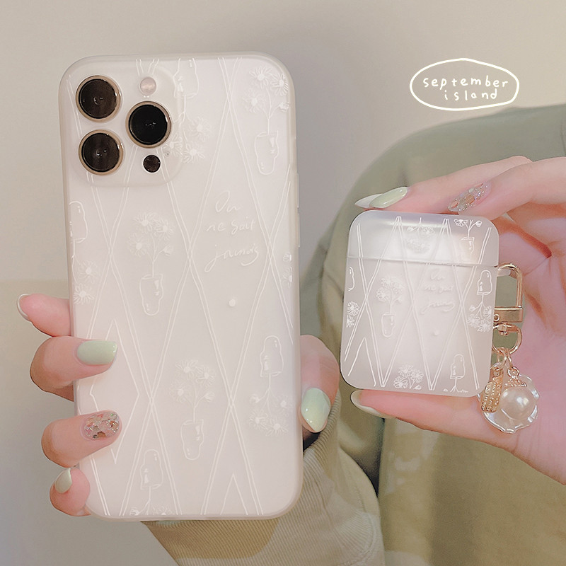 Luxusné dievčenské puzdro pre Apple Airpods 1 2 3 puzdro pre AirPods Pro s perleťovou kľúčenkou, príslušenstvom pre slúchadlá, krabičkou na slúchadlá