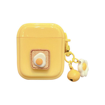 Сладко яйце Мек силиконов калъф за слушалки Черупка за слушалки за Apple Airpod 1/2 Калъфи за Airpods 3 2 1 Pro Capa Funda