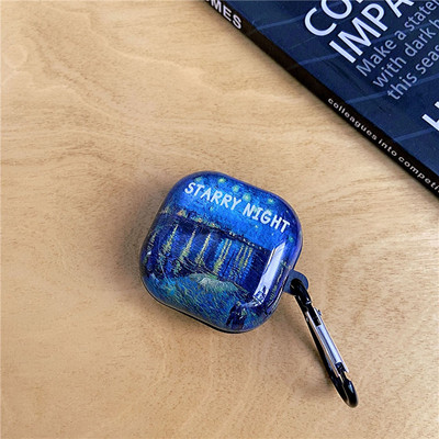 Rajzfilm fülhallgató tok Samsung Galaxy Buds Live Buds Pro Buds2 márvány TPU Bluetooth fejhallgató töltőfedélhez