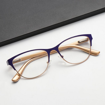1PC ретро очила за четене с половин рамка Унисекс очила за хиперметропия с висока разделителна способност Увеличение Очила за пресбиопия +1,0~+3,5
