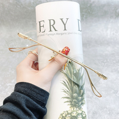 Muške naočale za čitanje bez okvira Ženske naočale za čitanje koje blokiraju plavo svjetlo HD leće Naočale za dalekovidnost Naočale s poluokvirom za dalekovidnost