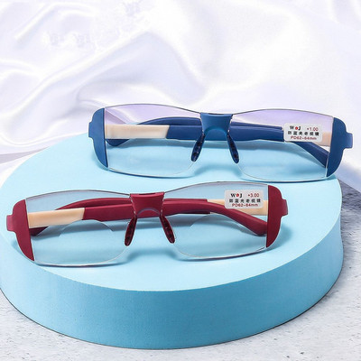 TR mágnesterápia keret nélküli antikék bifokális olvasószemüvegek uniszex dupla fényes látásápoló Presbyopia szemüvegek