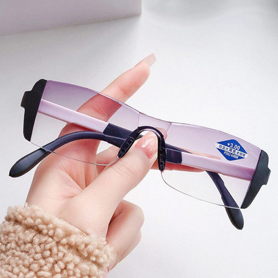 TR Magnetic Therapy Anti-Blue бифокални очила за четене без рамки Унисекс двойна светлина Vision Care очила за пресбиопия