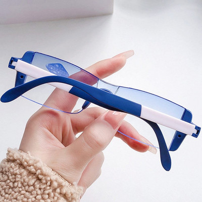 TR Magnetic Therapy Anti-Blue бифокални очила за четене без рамки Унисекс двойна светлина Vision Care очила за пресбиопия