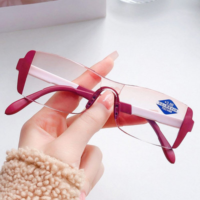 TR Magnetic Therapy Anti-Blue бифокални очила за четене без рамки Унисекс двойна светлина Vision Care очила за пресбиопия