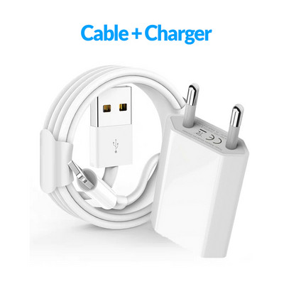 1M 2M 3M USB laidas su įkrovikliu, skirtas iPhone kabeliui 14 13 12 11 Pro XS MAX X XR 8 7Plus greito įkrovimo duomenų kabelio adapteris