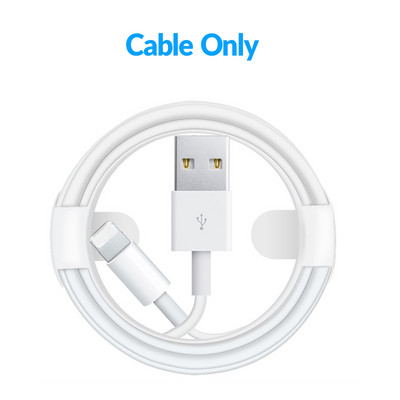 1M 2M 3M USB laidas su įkrovikliu, skirtas iPhone kabeliui 14 13 12 11 Pro XS MAX X XR 8 7Plus greito įkrovimo duomenų kabelio adapteris