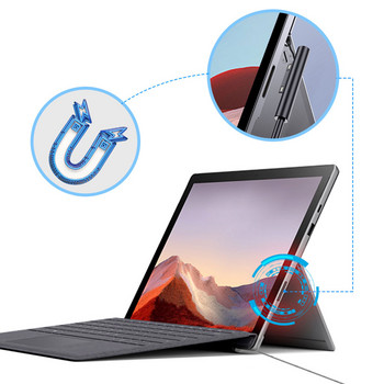 Кабел за зарядно устройство тип C Female to Surface Connect за зареждане за Microsoft Surface Pro 7/6/5/4/3 с PD захранване 15V 3A