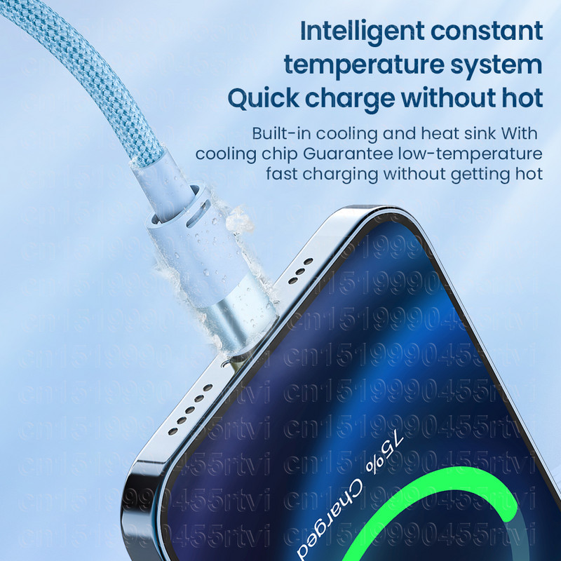 6A 100W 3 viename greito įkrovimo laidas, skirtas iPhone Huawei Micro USB Type C įkroviklio kabelis Keli USB prievadai Keli USB įkrovimo laidai