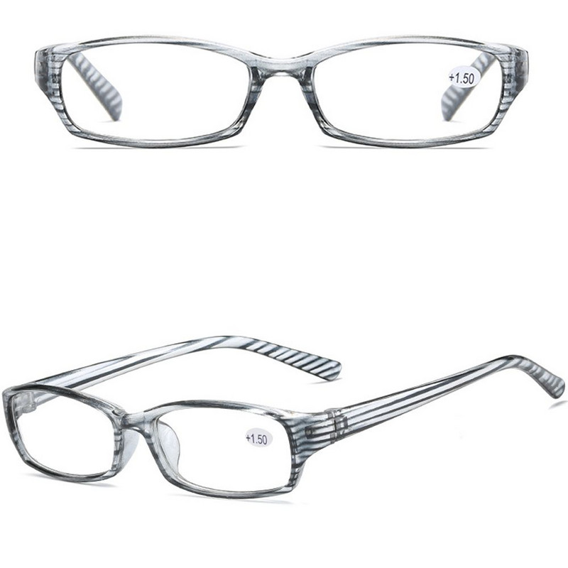 Modes Taisnstūra Lasīšanas brilles Urltra-Light Sievietes Vīrieši Koka graudu Tālredzes Brilles Lasītāji Brilles Redzes kopšana Brilles