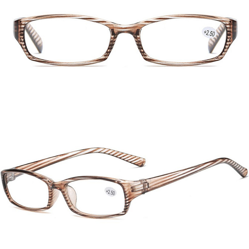 Modes Taisnstūra Lasīšanas brilles Urltra-Light Sievietes Vīrieši Koka graudu Tālredzes Brilles Lasītāji Brilles Redzes kopšana Brilles