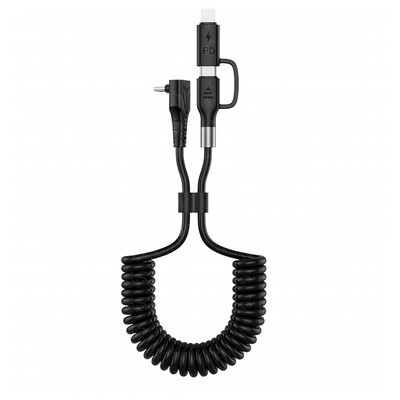 Spring PD 27W USB C kábel pre iPhone 14 13 12 Pro 2v1 60W rýchlonabíjací USB C kábel pre MacBook Samsung dátový USB Type-C kábel