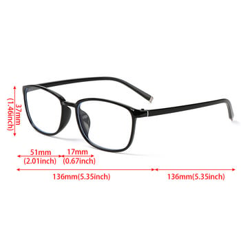 Εξαιρετικά ελαφρύ σκελετό PC Γυαλιά γυαλιά Presbyopia Anti Blue Rays Γυαλιά ανάγνωσης υψηλής ευκρίνειας που μειώνουν την καταπόνηση των ματιών Επίπεδα γυαλιά καθρέφτη