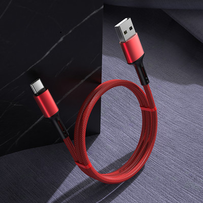 USB tipo C laidas, skirtas Xiaomi Huawei Samsung A50 A51 S9 S10 mobiliajam telefonui 3A greito įkrovimo trumpas laidas ilgas 2m 3m laidas duomenų įkroviklis USBC