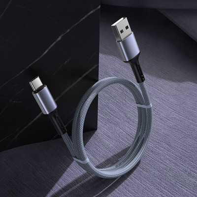 USB tipo C laidas, skirtas Xiaomi Huawei Samsung A50 A51 S9 S10 mobiliajam telefonui 3A greito įkrovimo trumpas laidas ilgas 2m 3m laidas duomenų įkroviklis USBC