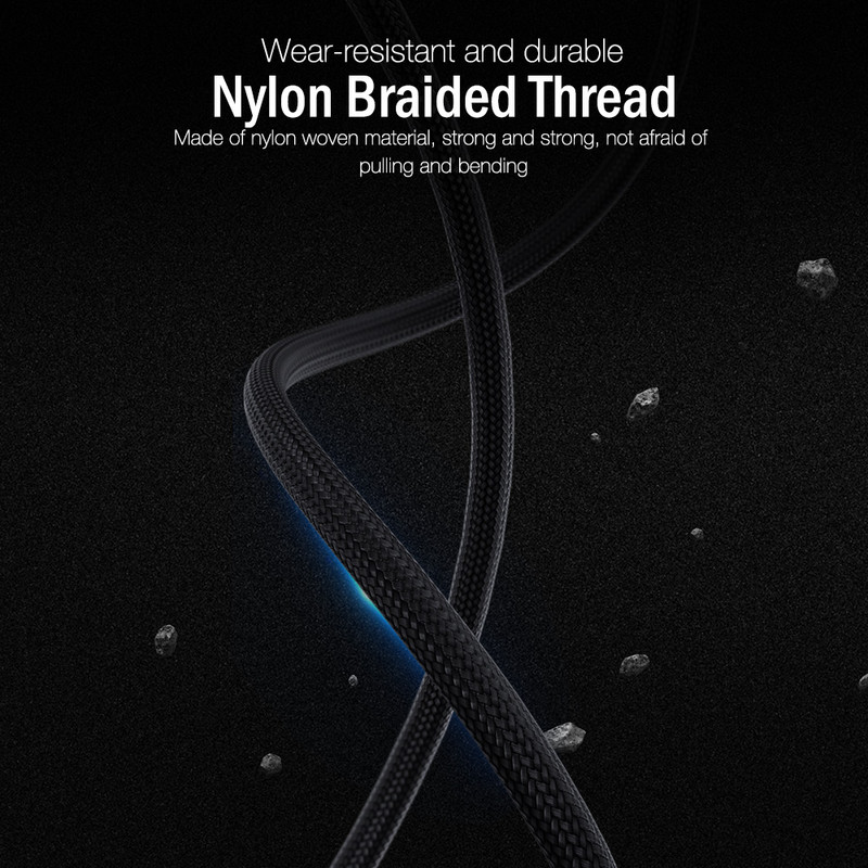 USB tipo C laidas, skirtas Xiaomi Huawei Samsung A50 A51 S9 S10 mobiliajam telefonui 3A greito įkrovimo trumpas laidas ilgas 2m 3m laidas duomenų įkroviklis USBC