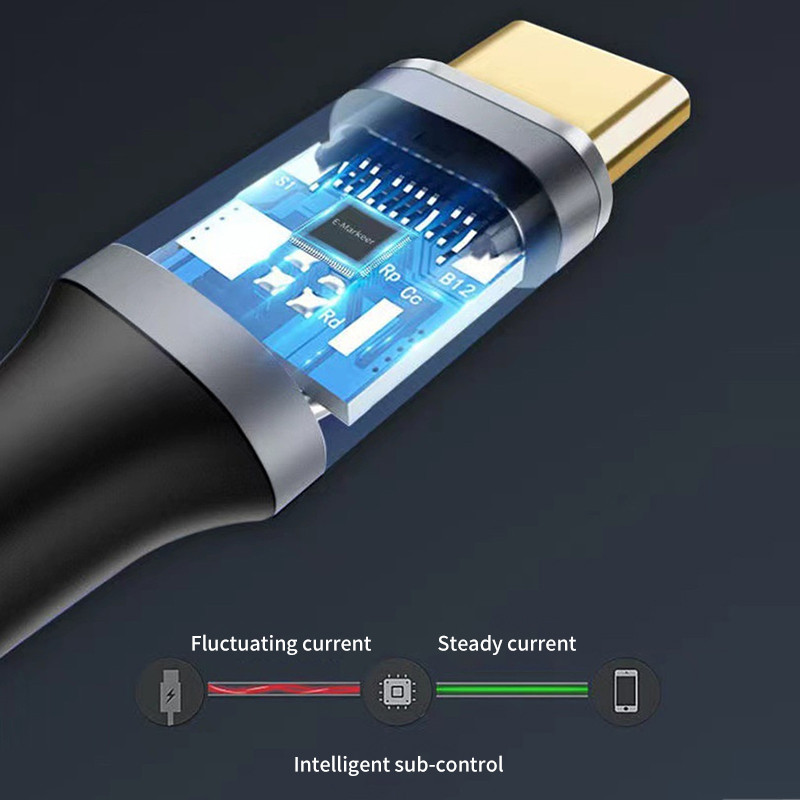 5A USB Type C 3.1 PD100W Γρήγορη φόρτιση Τύπος C Άνδρας Θηλυκό 90 Γωνιακό Καλώδιο USB C Καλώδιο επέκτασης Γρήγορη φόρτιση με γωνιακά καλώδια