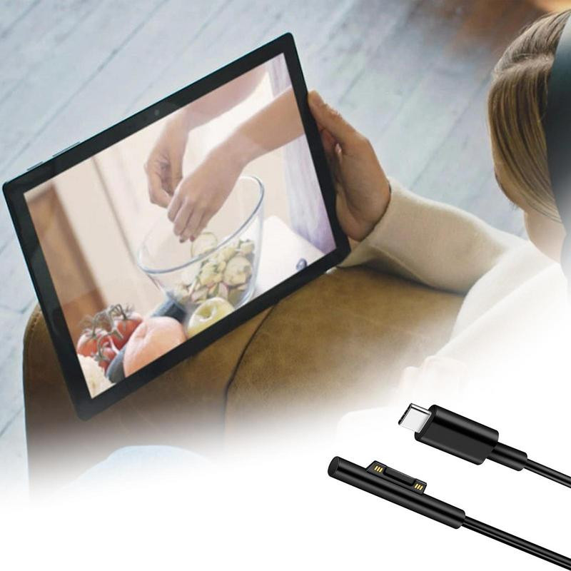 1,5 m Type-C Charger For Surface Pro3/pro4/pro5/pro6/book2/book/GO/Laptop1/2 Connector Charger Charging 12V/15V