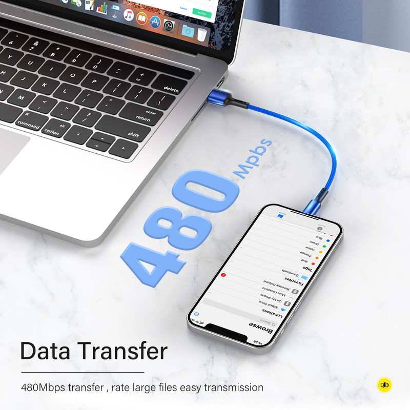 USB laidas skirtas iPhone 14 13 12 11 Pro X XS Max 6 7 8 Plus SE Apple iPad greito įkrovimo laido kilmės Mobiliojo telefono įkroviklio duomenų laidas 3 m