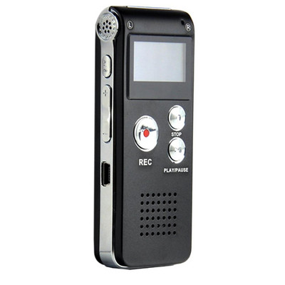 Многофункционален акумулаторен 8GB 650HR цифров аудио запис на глас диктофон MP3 плейър
