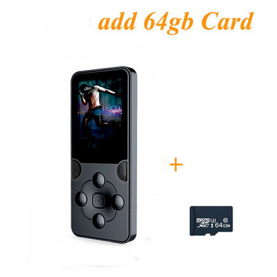 Mini MP3 Mp4 E-raamatumängija Salvestus HIFI MP3 Muusikamängija Kaasaskantav õpilaste müra vähendamine Walkman sisseehitatud kõlar koos äratusega