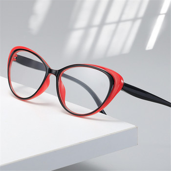 Модни ретро очила за четене с котешки очи Унисекс Ултралеки очила за четене против отблясъци Ултра-прозрачни очила за пресбиопия +1,0~4,0