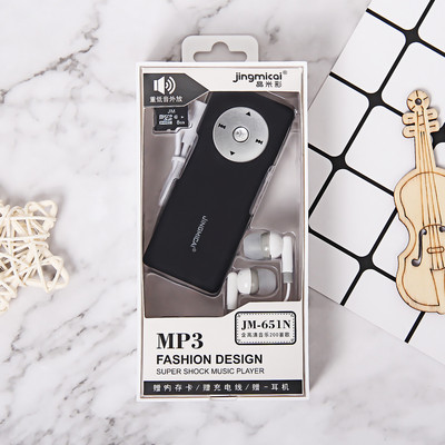 Mini karte MR Mp 3 Mp3 atskaņotājs ar austiņām Lektors Mūzika Hi-Fi Skriešana Sports Hifi Audio Portatīvie mediji Bērnu Flac Aksesuāri