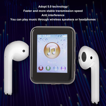 MP3 Music Player HiFi Lossless Οθόνη αφής 1,8 ιντσών Υποστήριξη Εγγραφή 8G MP3 Player με ηχείο Ηλεκτρονικό βιβλίο